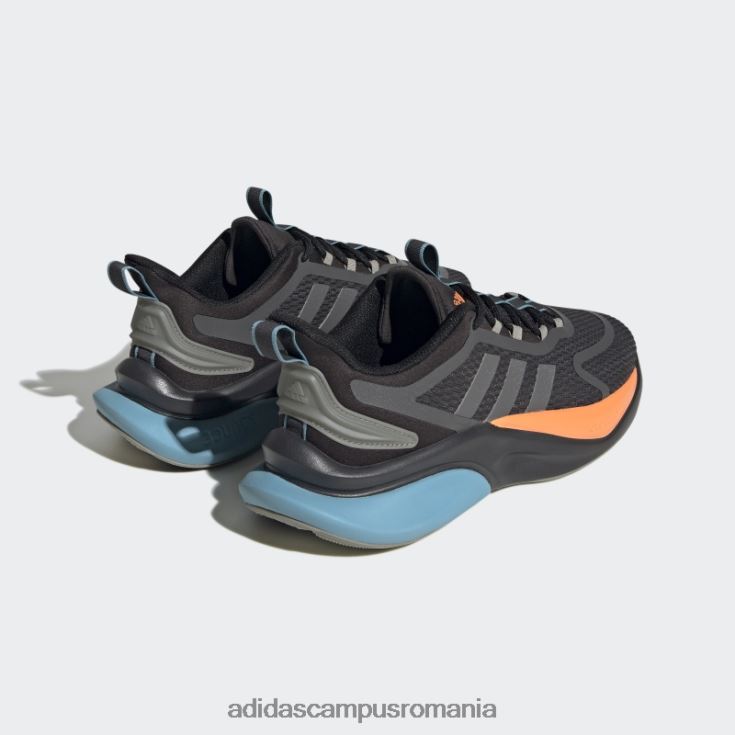 adidas campus romania alphabounce+ pantofi sustenabil de săritură carbon adidas bărbați carbon/gri/portocaliu J266N24200