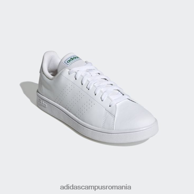 adidas campus romania avantaje base court pantofi lifestyle verzi bărbați alb/verde J266N2391