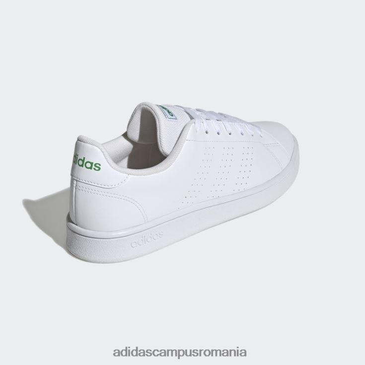 adidas campus romania avantaje base court pantofi lifestyle verzi bărbați alb/verde J266N2391