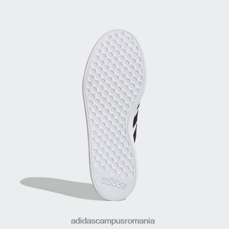 adidas campus romania grand court td lifestyle court pantofi casual negri fierbinți bărbați alb negru J266N2149