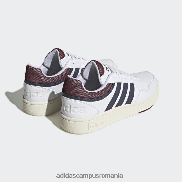adidas campus romania hoops 3.0 low classic vintage pantofi alb adidas bărbați alb/marinier/rosu J266N24032