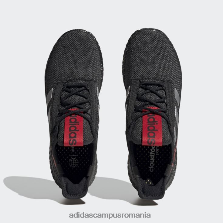 adidas campus romania kaptir 2.0 pantofi argintii bărbați negru/argintiu/stacojiu J266N24739