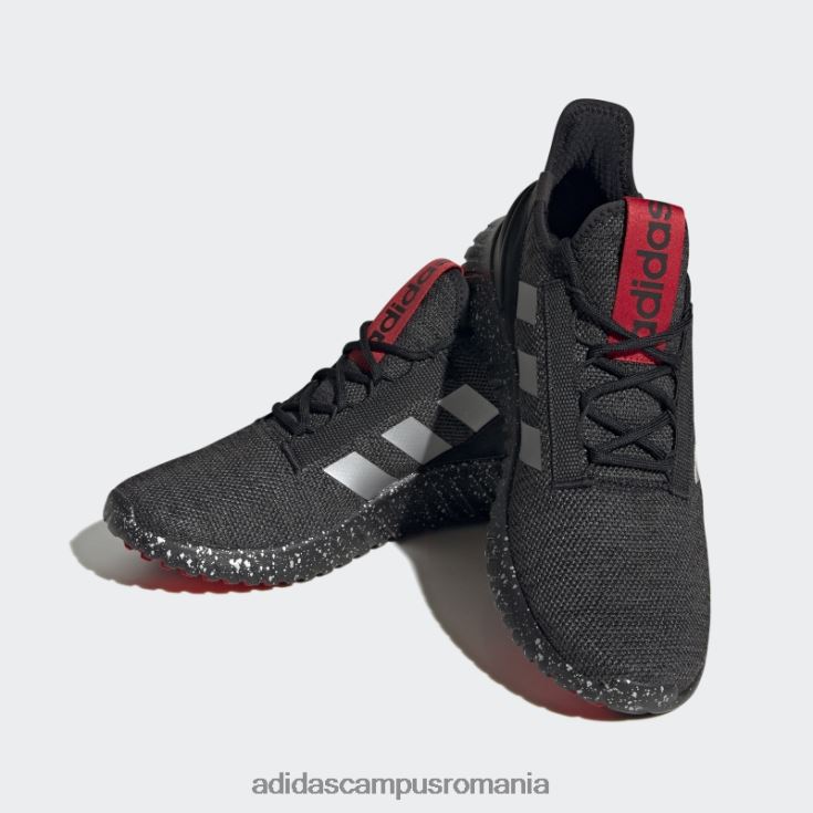 adidas campus romania kaptir 2.0 pantofi argintii bărbați negru/argintiu/stacojiu J266N24739