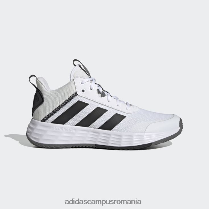adidas campus romania pantofi adidas ownthegame albi bărbați alb/negru/gri J266N24725