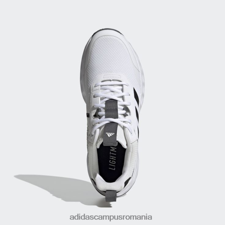 adidas campus romania pantofi adidas ownthegame albi bărbați alb/negru/gri J266N24725