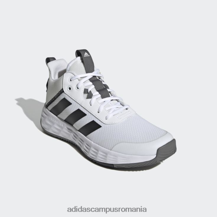 adidas campus romania pantofi adidas ownthegame albi bărbați alb/negru/gri J266N24725
