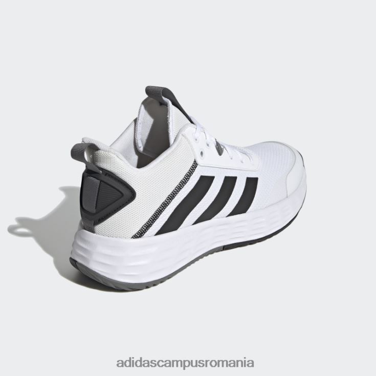 adidas campus romania pantofi adidas ownthegame albi bărbați alb/negru/gri J266N24725
