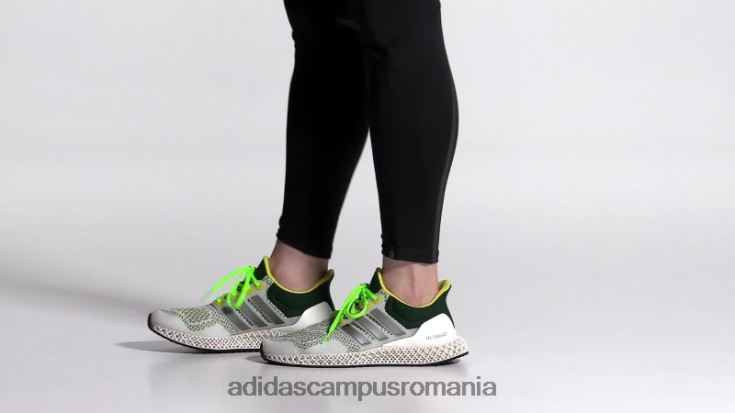 adidas campus romania pantofi albi ultra 4d bărbați alb/metalic/galben J266N24432