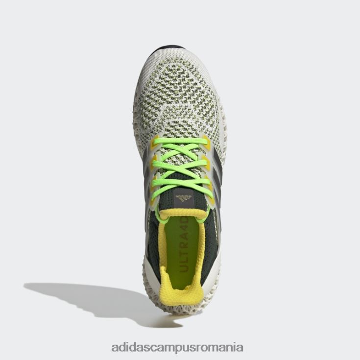 adidas campus romania pantofi albi ultra 4d bărbați alb/metalic/galben J266N24432