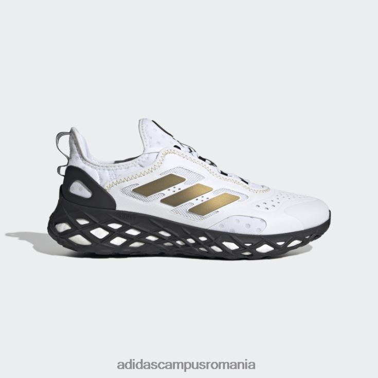 adidas campus romania pantofi albi web boost bărbați alb/auriu metalic/negru J266N24235