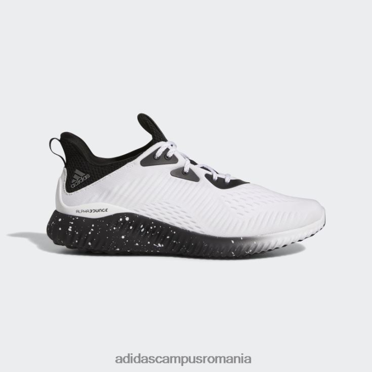 adidas campus romania pantofi alphabounce 1 alb bărbați alb/fier metalic/negru J266N24489