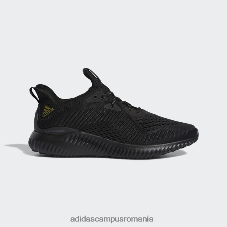 adidas campus romania pantofi alphabounce 1 negri bărbați negru/auriu metalic/gri J266N24435