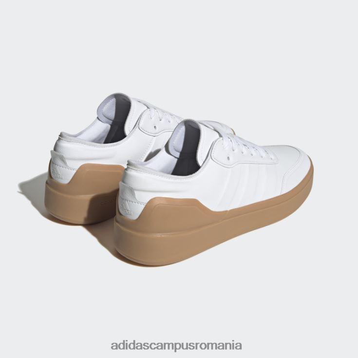 adidas campus romania pantofi court revival alb adidas bărbați alb/gumă J266N24104