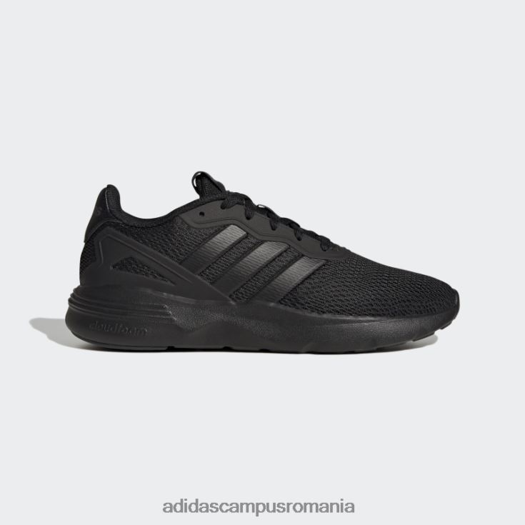 adidas campus romania pantofi de alergare stil de viață nebzed cloudfoam negri bărbați alb negru J266N212382