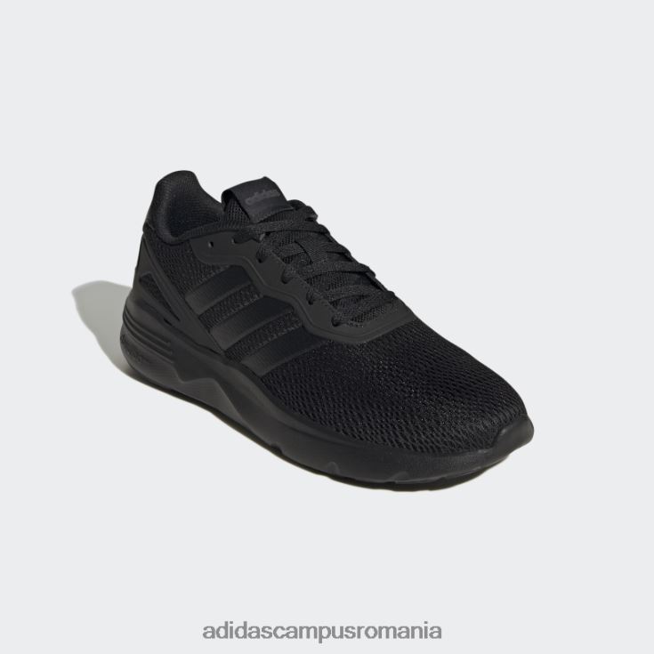 adidas campus romania pantofi de alergare stil de viață nebzed cloudfoam negri bărbați alb negru J266N212382