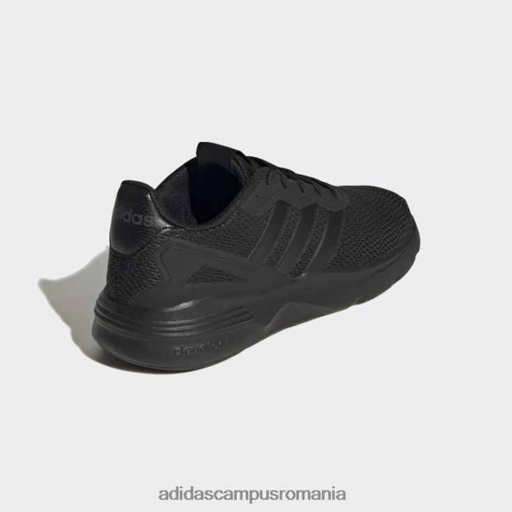 adidas campus romania pantofi de alergare stil de viață nebzed cloudfoam negri bărbați alb negru J266N212382
