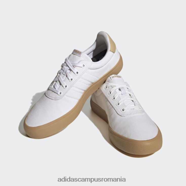 adidas campus romania pantofi de skateboard vulc raid3r alb bărbați alb/bej J266N24022