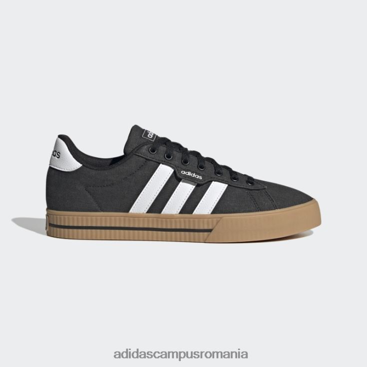 adidas campus romania pantofi gum daily 3.0 bărbați negru/alb/gumă J266N24716