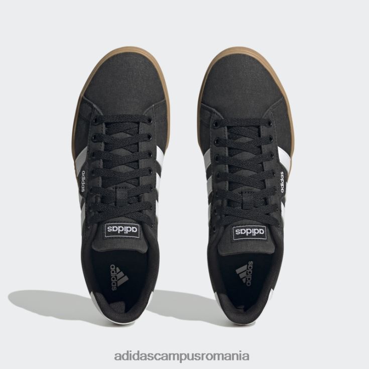 adidas campus romania pantofi gum daily 3.0 bărbați negru/alb/gumă J266N24716