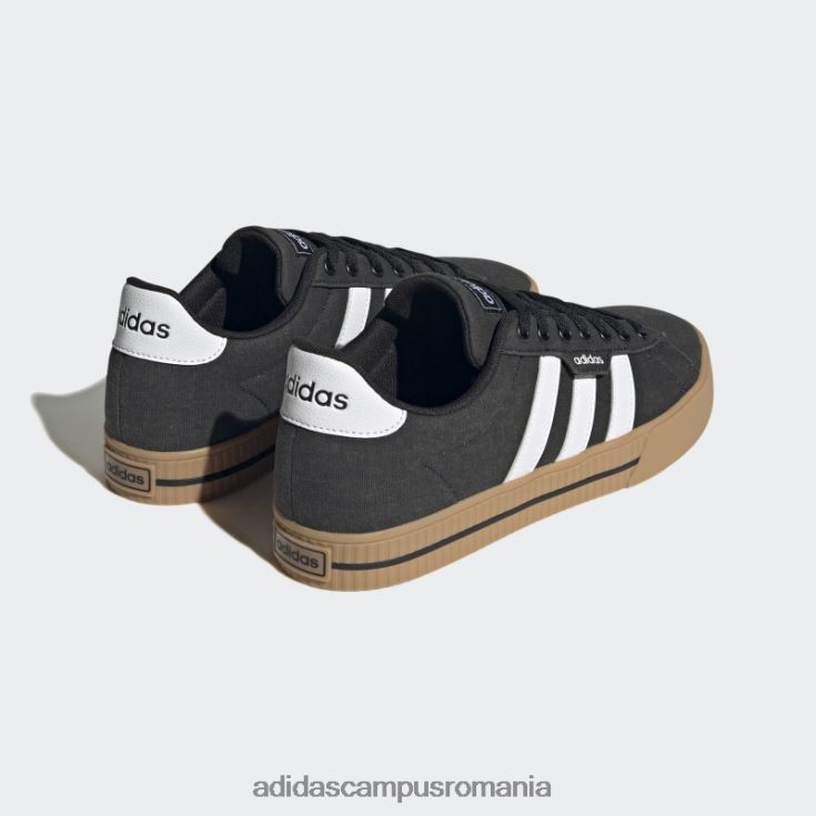 adidas campus romania pantofi gum daily 3.0 bărbați negru/alb/gumă J266N24716