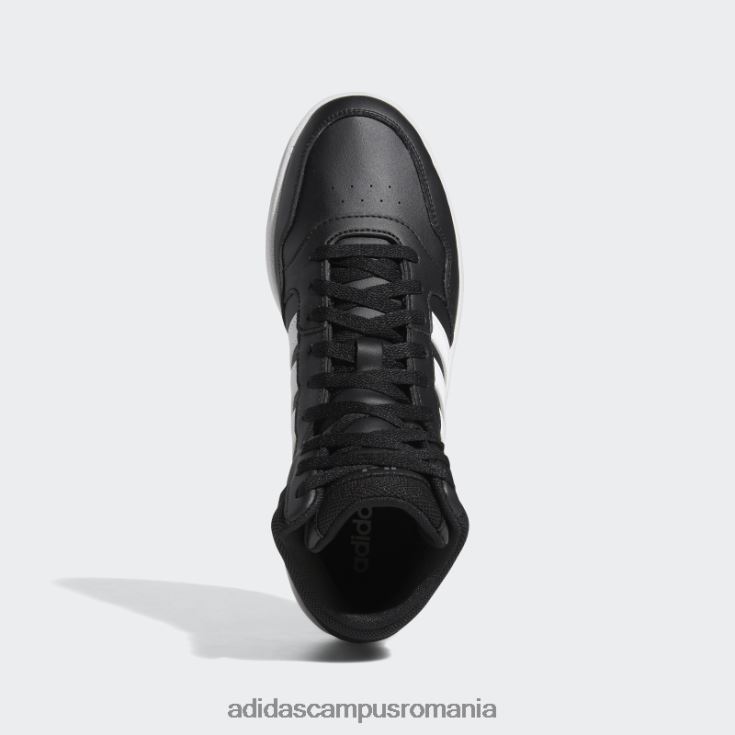 adidas campus romania pantofi hoops 3.0 mid classic vintage negri bărbați negru/alb/gri J266N24766