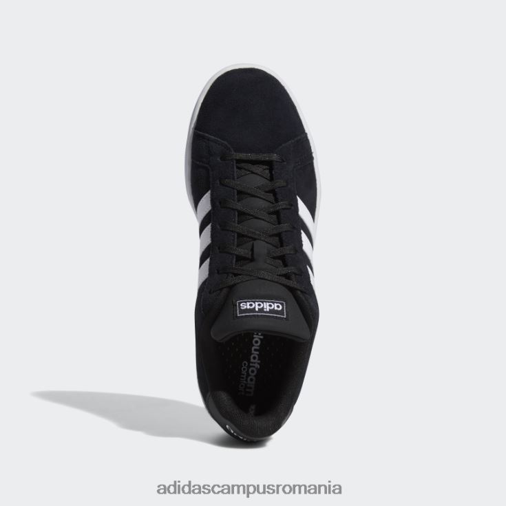 adidas campus romania pantofi negri Grand Court bărbați alb negru J266N213066