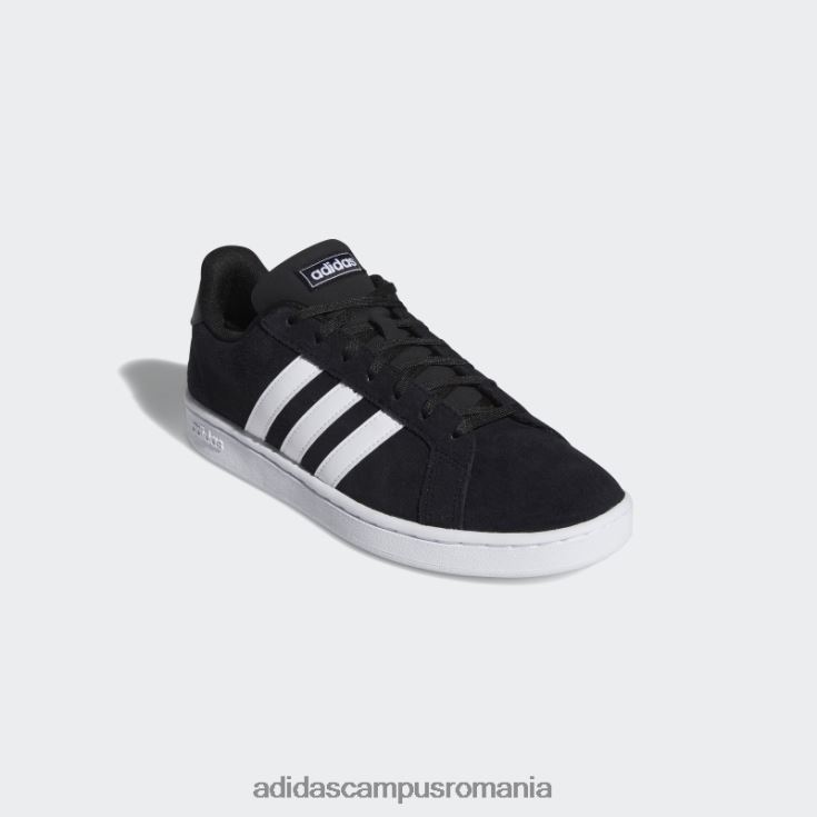 adidas campus romania pantofi negri Grand Court bărbați alb negru J266N213066