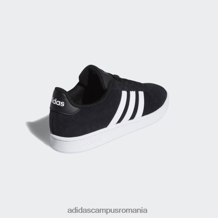 adidas campus romania pantofi negri Grand Court bărbați alb negru J266N213066