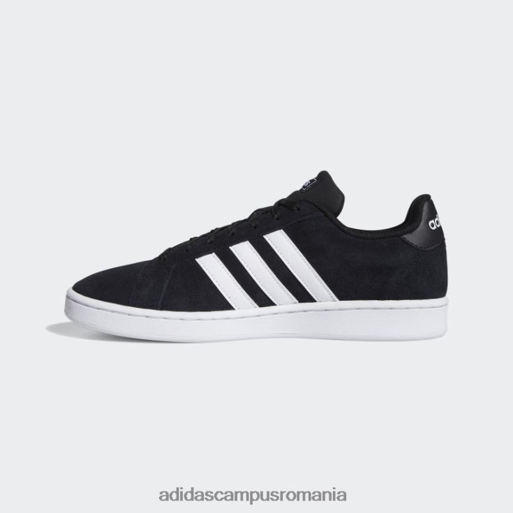 adidas campus romania pantofi negri Grand Court bărbați alb negru J266N213066