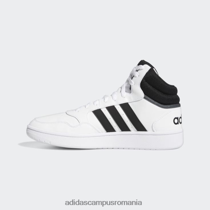 adidas campus romania pantofi negri hoops 3.0 mid classic vintage adidas bărbați alb negru J266N24407