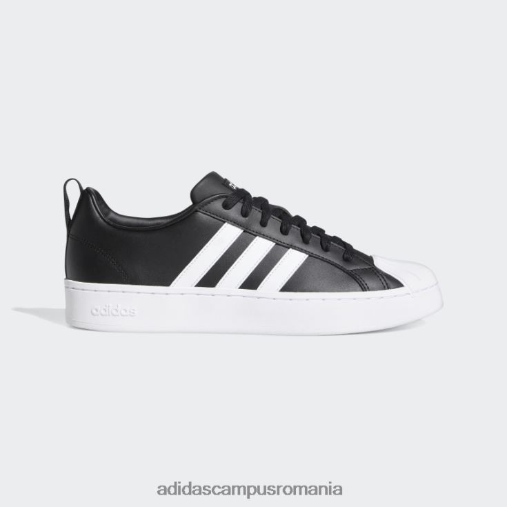 adidas campus romania pantofi negri streetcheck cloudfoam court low bărbați alb negru J266N2605