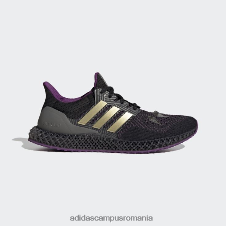adidas campus romania pantofi ultra 4d negri adidas bărbați negru/auriu metalic/violet J266N24692