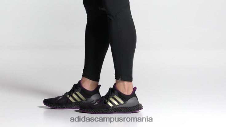 adidas campus romania pantofi ultra 4d negri adidas bărbați negru/auriu metalic/violet J266N24692