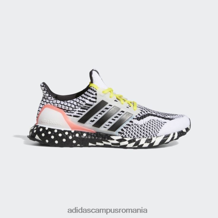 adidas campus romania pantofi ultraboost 5 DNA alb bărbați alb/negru/turbo J266N24478