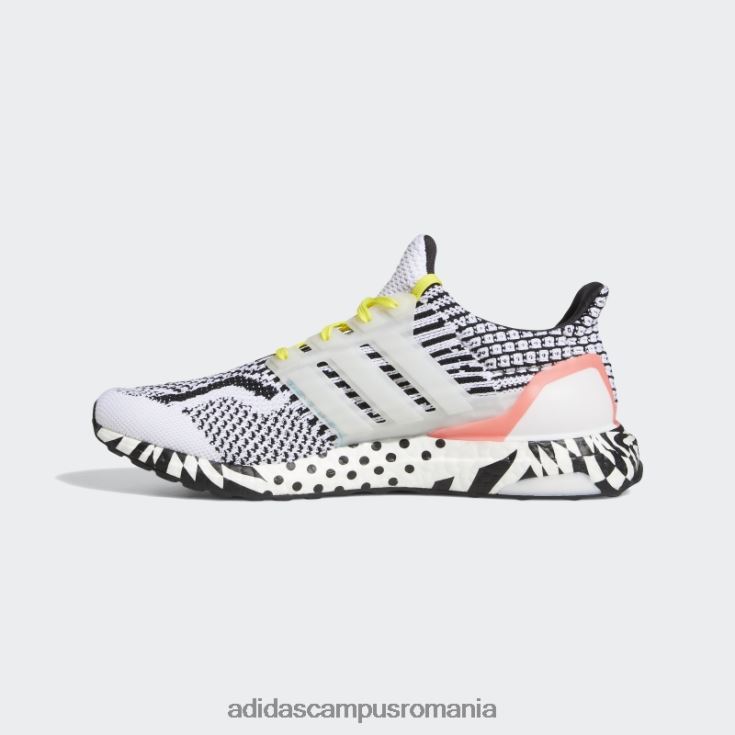 adidas campus romania pantofi ultraboost 5 DNA alb bărbați alb/negru/turbo J266N24478