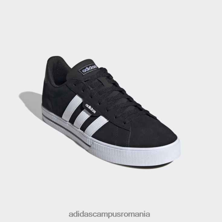 adidas campus romania pantofi zilnic 3.0 negri bărbați alb negru J266N212398