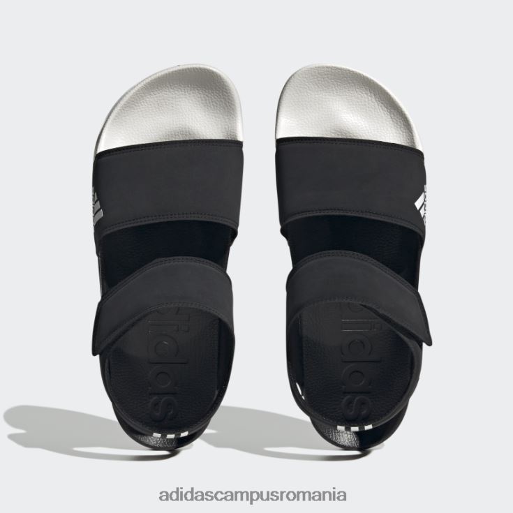 adidas campus romania sandale adilette modă albă bărbați alb negru J266N212418