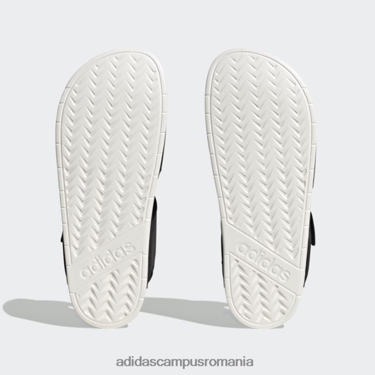 adidas campus romania sandale adilette modă albă bărbați alb negru J266N212418