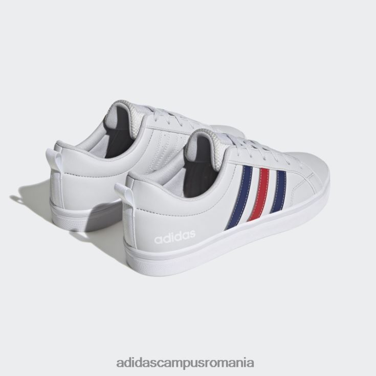 adidas campus romania vs pace 2.0 pantofi din nubuc sintetic cu 3 dungi, gri liniuță bărbați gri liniuță/albastru victorie/alb J266N212763