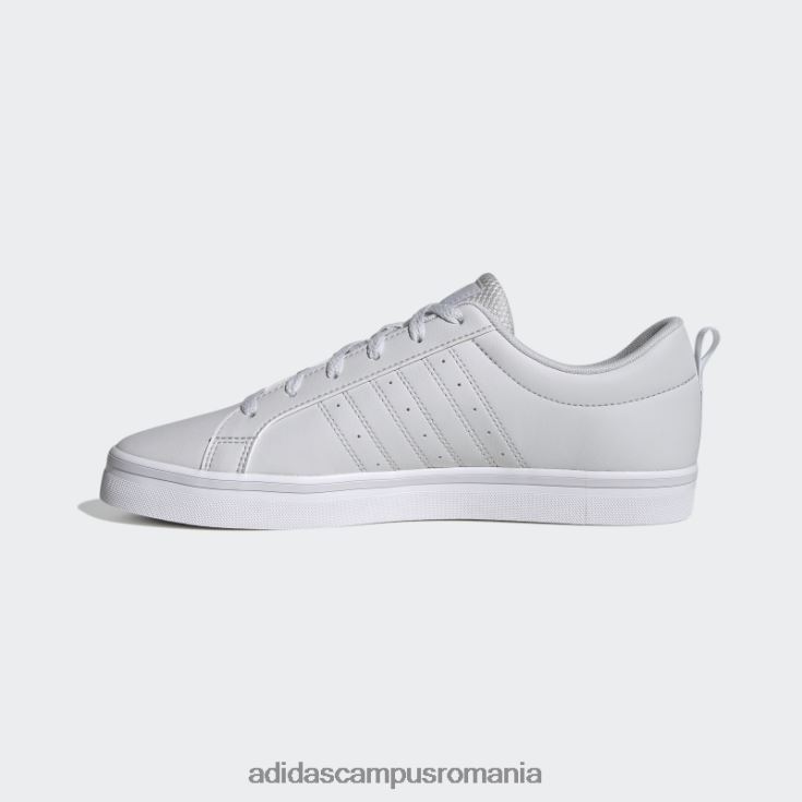 adidas campus romania vs pace 2.0 pantofi din nubuc sintetic cu 3 dungi, gri liniuță bărbați gri liniuță/albastru victorie/alb J266N212763