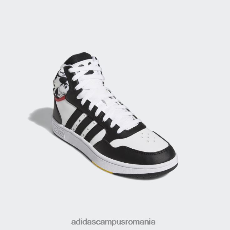 adidas campus romania x disney mickey mouse hoops 3.0 pantofi mijlocii alb fierbinte bărbați alb/negru/roșu rază J266N25968