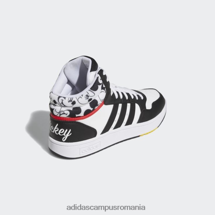 adidas campus romania x disney mickey mouse hoops 3.0 pantofi mijlocii alb fierbinte bărbați alb/negru/roșu rază J266N25968