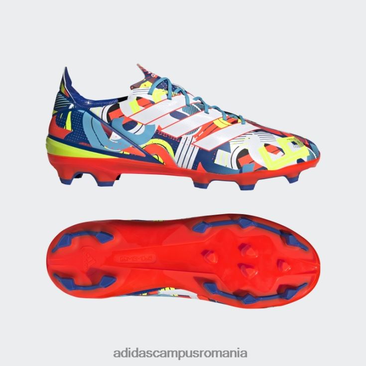 adidas campus romania Gamemode crampuri de fotbal pentru teren ferm cyan adidas bărbați cyan/alb/rosu J266N219986