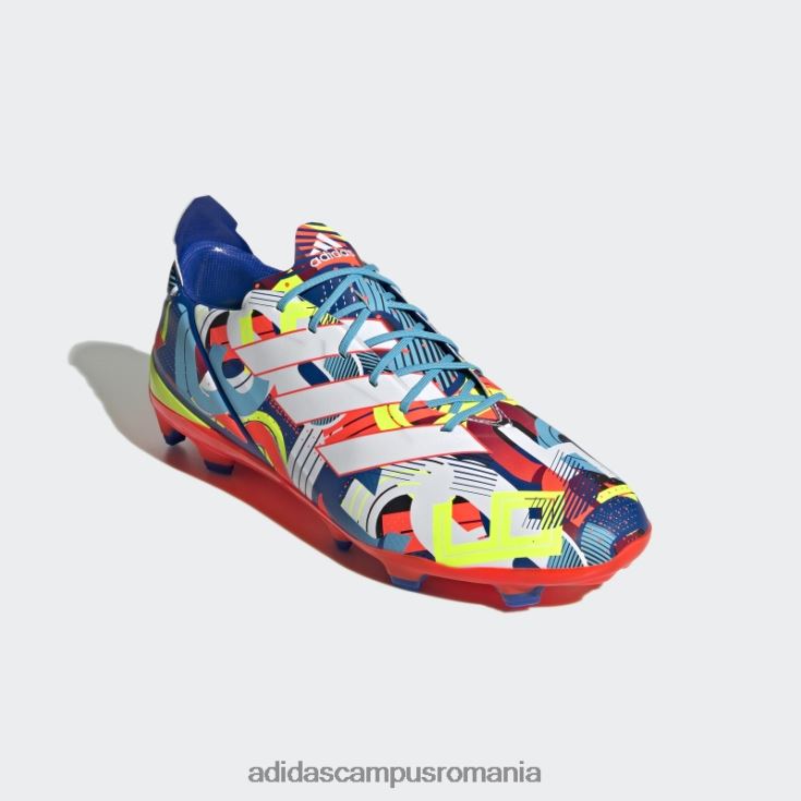adidas campus romania Gamemode crampuri de fotbal pentru teren ferm cyan adidas bărbați cyan/alb/rosu J266N219986