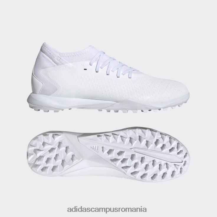 adidas campus romania Predator accuracy.3 pantofi de fotbal gazon alb fierbinte bărbați alb negru J266N219957