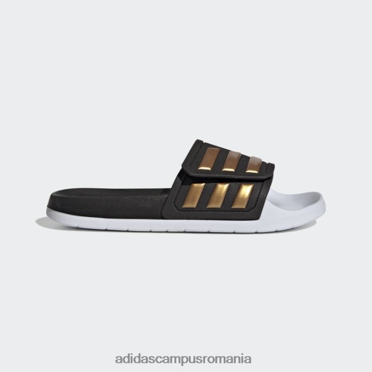 adidas campus romania adilette tnd slides tactil goldallic bărbați negru/tactil goldalic/alb J266N220006