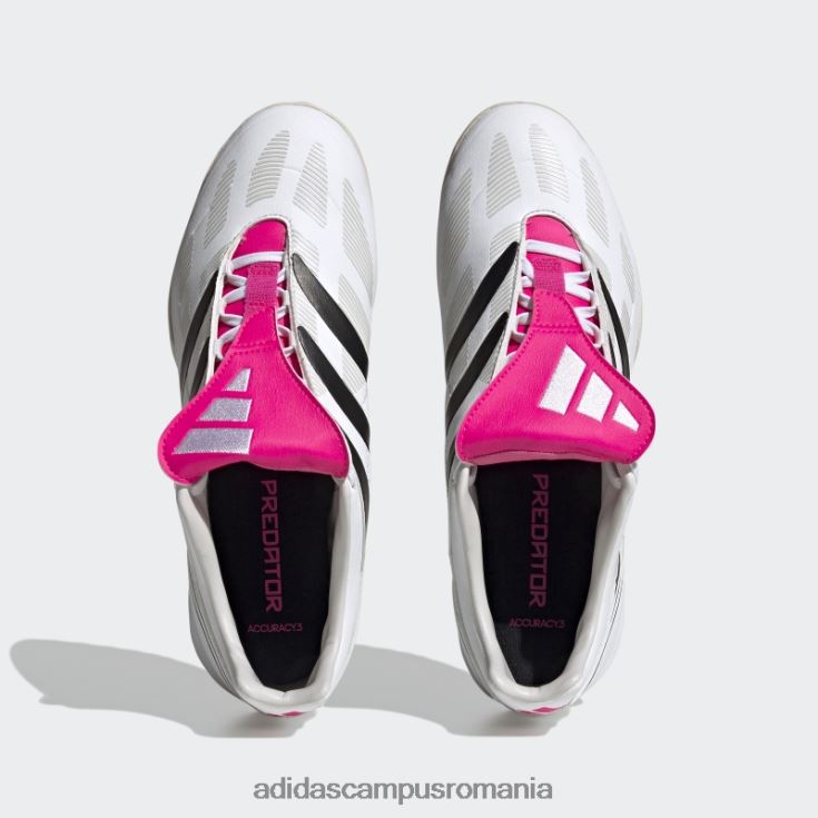 adidas campus romania alb predator precizie.3 pantofi de fotbal gazon bărbați alb/negru/roz J266N219996