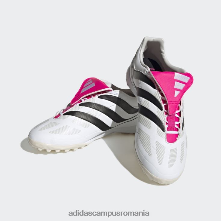 adidas campus romania alb predator precizie.3 pantofi de fotbal gazon bărbați alb/negru/roz J266N219996