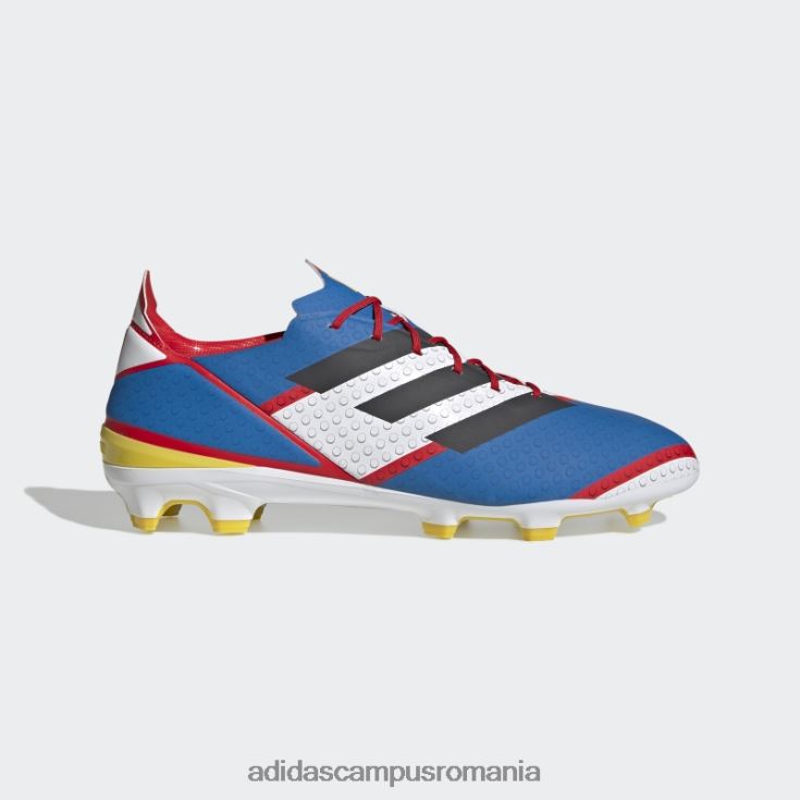 adidas campus romania crampoane de fotbal pentru teren ferm din carbon bărbați alb/carbon/albastru J266N220003