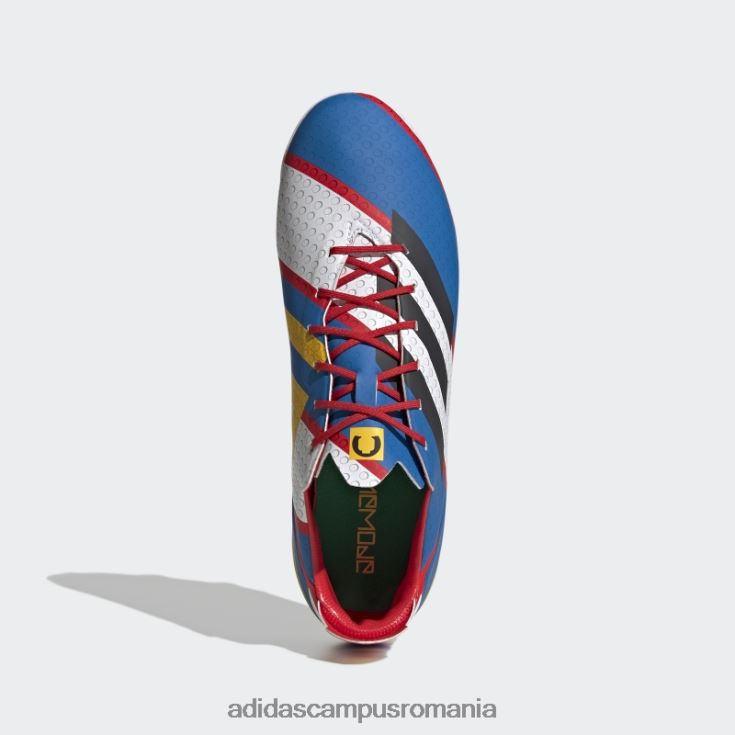 adidas campus romania crampoane de fotbal pentru teren ferm din carbon bărbați alb/carbon/albastru J266N220003